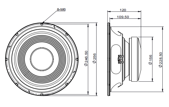 2D drawing of 103FIND